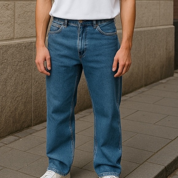 Carhartt Loose Original Fit Work Dungaree Jeans Mens 33x36 NWT Workwear Denim - Picture 3 of 8